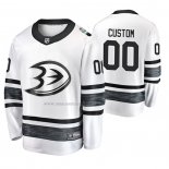 Maglia Hockey 2019 All Star Anaheim Ducks Personalizzate Bianco