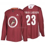 Maglia Hockey Arizona Coyotes Oliver Ekman Larsson New Season Practice Maroon