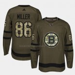 Maglia Hockey Boston Bruins Kevan Miller 2018 Salute To Service Verde Militare