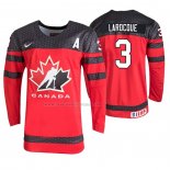 Maglia Hockey Canada Donna Jocelyne Larocque Iihf World Championship Rosso