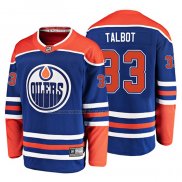 Maglia Hockey Edmonton Oilers Cam Talbot Alternato Breakaway Blu