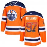 Maglia Hockey Edmonton Oilers Connor Mcdavid Drift Fashion Arancione