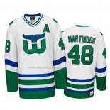 Maglia Hockey Hartford Whalers Jordan Martinook Heritage Throwback Bianco