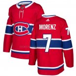 Maglia Hockey Montreal Canadiens Howie Morenz Home Autentico Rosso