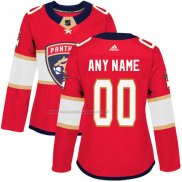 Maglia Hockey Donna Florida Panthers Personalizzate Home Rosso