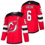 Maglia Hockey New Jersey Devils Andy Greene Autentico Home 2018 Rosso