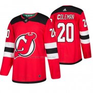 Maglia Hockey New Jersey Devils Blake Coleman Home Rosso