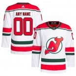 Maglia Hockey New Jersey Devils Heritage Autentico Pro Primegreen Personalizzate Bianco