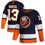 Maglia Hockey New York Islanders Mathew Barzal Reverse Throwback Autentico 2020-21 Blu
