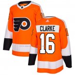 Maglia Hockey Philadelphia Flyers Bobby Clarke Home Autentico Arancione
