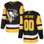 Maglia Hockey Pittsburgh Penguins Personalizzate Home Nero