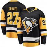 Maglia Hockey Pittsburgh Penguins Ryan Graves Home Breakaway Nero