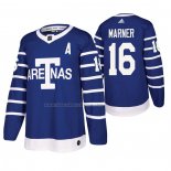 Maglia Hockey Toronto Maple Leafs Mitchell Marner Throwback Autentico Blu