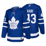 Maglia Hockey Toronto Maple Leafs Nazem Kadri Home 2017-2018 Blu