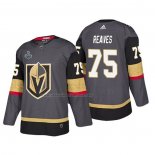 Maglia Hockey Vegas Golden Knights Ryan Reaves Bound Patch 2018 Stanley Cup Final Gris