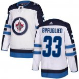 Maglia Hockey Winnipeg Jets Dustin Byfuglien Road Autentico Bianco