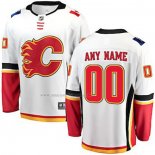 Maglia Hockey Bambino Calgary Flames Personalizzate 2018 Bianco