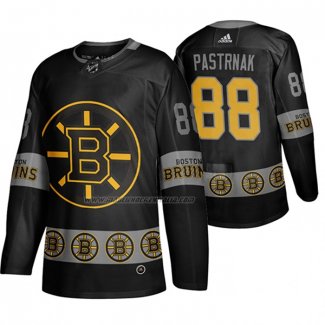 Maglia Hockey Boston Bruins David Pastrnak Breakaway Nero
