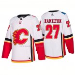 Maglia Hockey Calgary Flames Dougie Hamilton Away Premier 2017-2018 Bianco