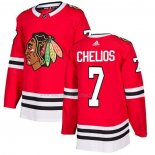 Maglia Hockey Chicago Blackhawks Chris Chelios Home Autentico Rosso