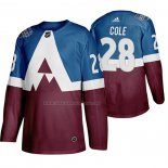 Maglia Hockey Colorado Avalanche Ian Cole 2020 Stadium Series Blu