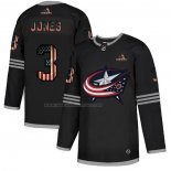 Maglia Hockey Columbus Blue Jackets Seth Jones 2020 USA Flag Nero