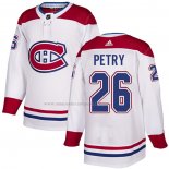 Maglia Hockey Montreal Canadiens Jeff Petry Road Autentico Bianco