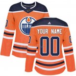 Maglia Hockey Donna Edmonton Oilers Home Personalizzate Arancione