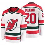 Maglia Hockey New Jersey Devils Blake Coleman Alternato Breakaway Bianco