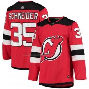 Maglia Hockey New Jersey Devils Cory Schneider Home Autentico Rosso