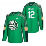 Maglia Hockey New York Islanders Josh Bailey 2018 Festa di san Patrizio Verde