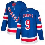 Maglia Hockey New York Rangers Adam Graves Home Autentico Blu
