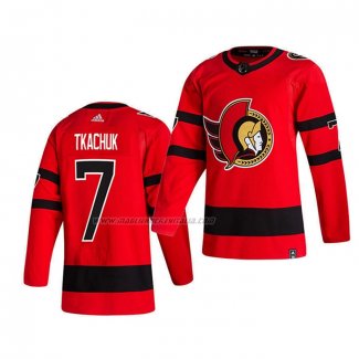 Maglia Hockey Ottawa Senators Brady Tkachuk Rosso