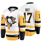 Maglia Hockey Pittsburgh Penguins Bryan Rust 2019 Away Breakaway Bianco