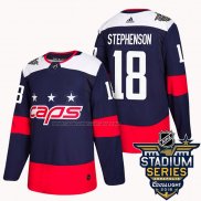 Maglia Hockey Washington Capitals Chandler Stephenson 2018 Stadium Series Autentico Blu