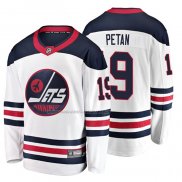 Maglia Hockey Winnipeg Jets Nic Petan Heritage Breakaway Bianco
