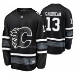 Maglia Hockey 2019 All Star Calgary Flames Johnny Gaudreau Nero