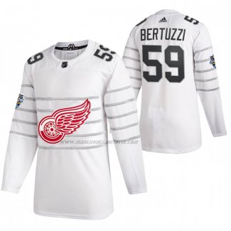 Maglia Hockey 2020 All Star Detroit Red Wings Tyler Bertuzzi Autentico Bianco