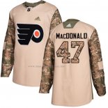 Maglia Hockey Bambino Philadelphia Flyers Andrew Macdonald Autentico 2017 Veterans Day Camuffamento