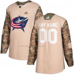 Maglia Hockey Columbus Blue Jackets Personalizzate Autentico 2017 Veterans Day Camuffamento