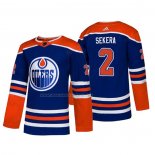 Maglia Hockey Edmonton Oilers Andrej Sekera Alternato Autentico Blu