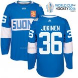 Maglia Hockey Finlandia Jussi Jokinen Premier 2016 World Cup Blu