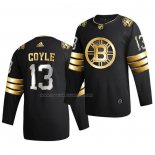 Maglia Hockey Golden Edition Boston Bruins Charlie Coyle Limited Autentico 2020-21 Nero