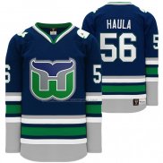 Maglia Hockey Hartford Whalers Erik Haula Heritage Night Throwback Blu