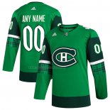 Maglia Hockey Montreal Canadiens 2023 St. Patrick's Day Autentico Personalizzate Verde