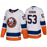 Maglia Hockey New York Islanders Casey Cizikas New Outfitted 2018 Bianco