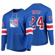 Maglia Hockey New York Rangers Boo Nieves Platinum Blu