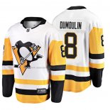 Maglia Hockey Pittsburgh Penguins Brian Dumoulin 2019 Away Breakaway Bianco