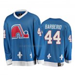Maglia Hockey Quebec Nordiques Mark Barberio Heritage Vintage Blu