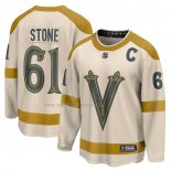 Maglia Hockey Vegas Golden Knights Mark Stone 2024 Winter Classic Breakaway Crema